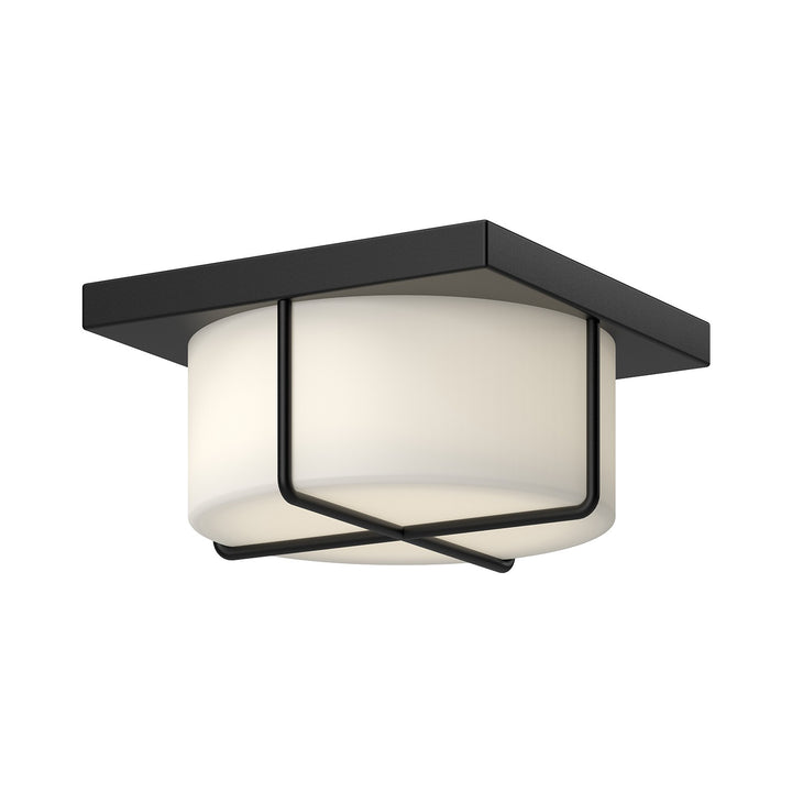 Kuzco Canada - FM45910-BK/OP - LED Flush Mount - Reglao - Black/Opal Glass