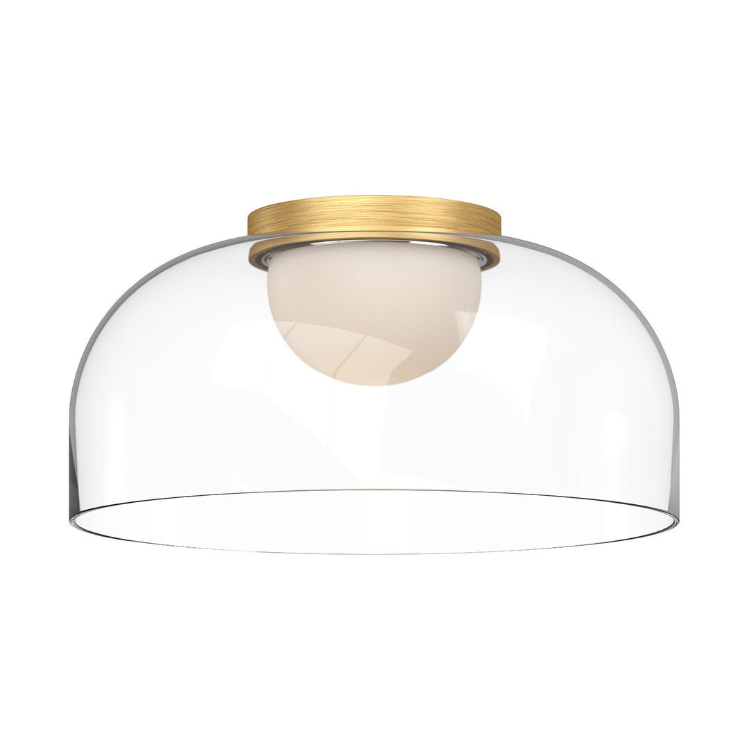 Kuzco Canada - FM52512-BG/CL - LED Flush Mount - Cedar - Brushed Gold/Clear