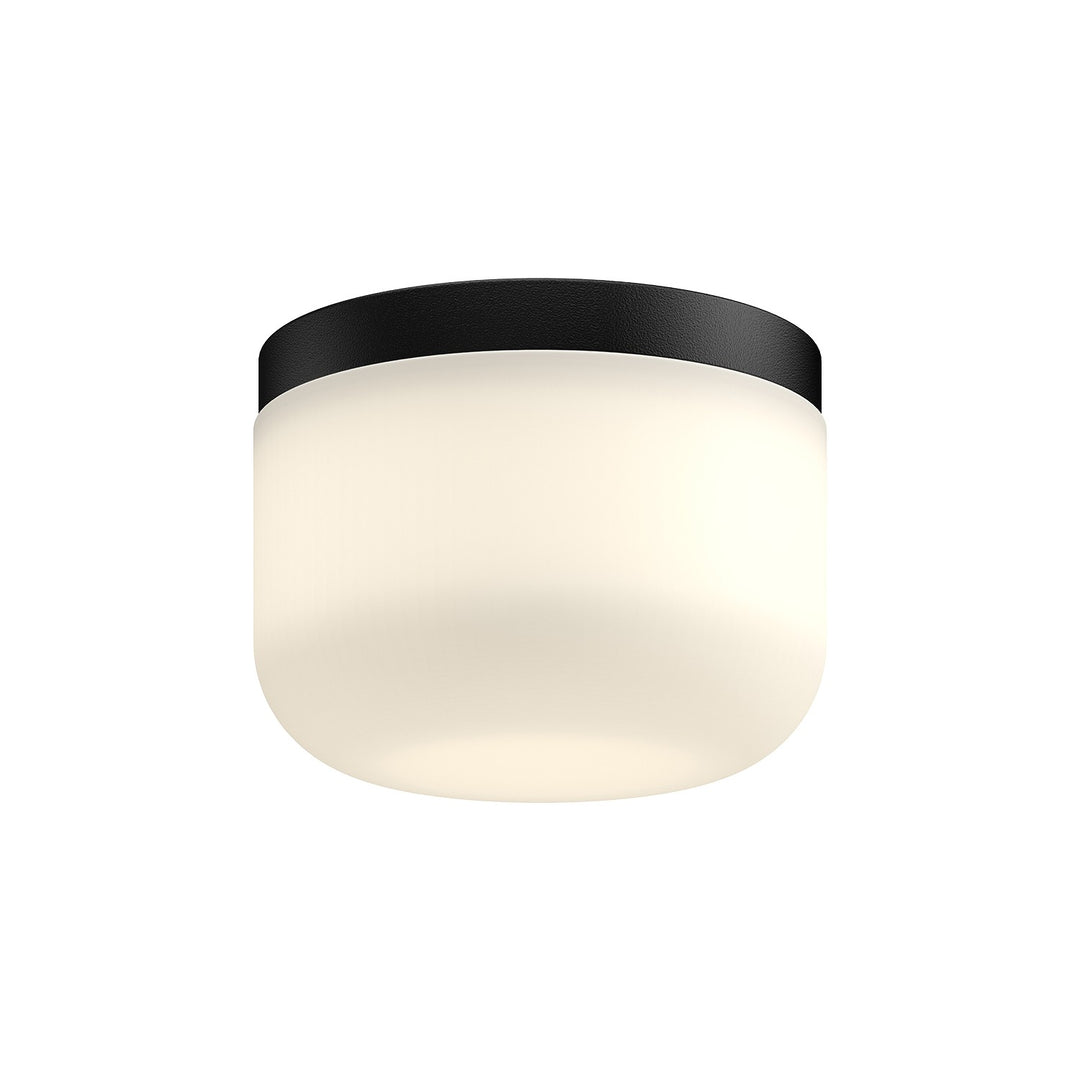 Kuzco Canada - FM53005-BK/OP - LED Flush Mount - Mel - Black/Opal Glass