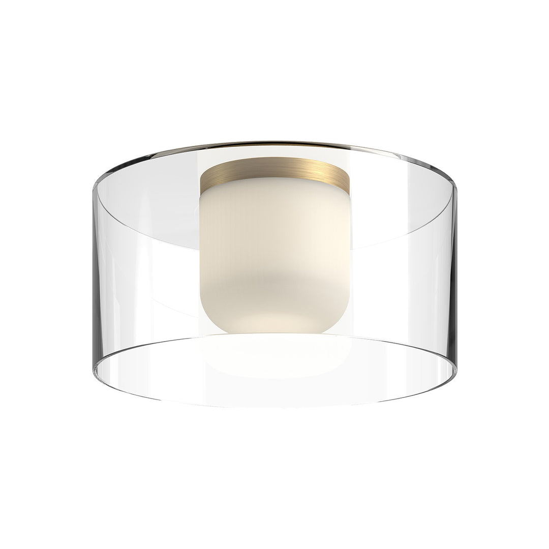 Kuzco Canada - FM53512-BG/CL - LED Flush Mount - Birch - Brushed Gold/Clear
