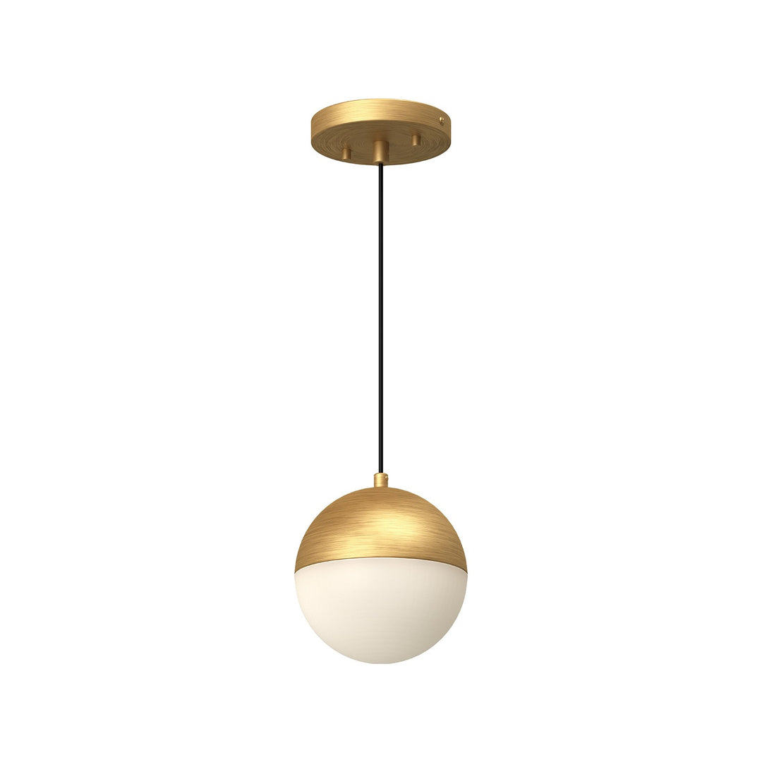 Monae LED Pendant in Brushed Gold - available from The Lighting Shoppe, trusted by Canadian homeowners