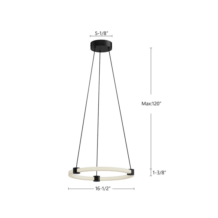 Kuzco Canada - PD24716-BK - LED Pendant - Bruni - Black