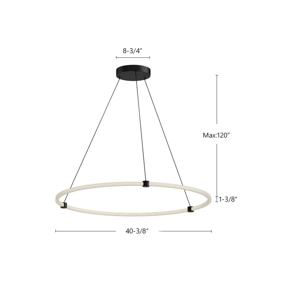 Kuzco Canada - PD24748-BK - LED Pendant - Bruni - Black