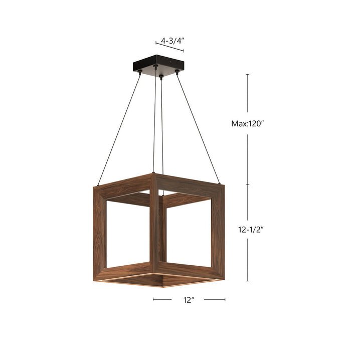 Kuzco Canada - PD32901-WT - LED Pendant - Morina - Walnut