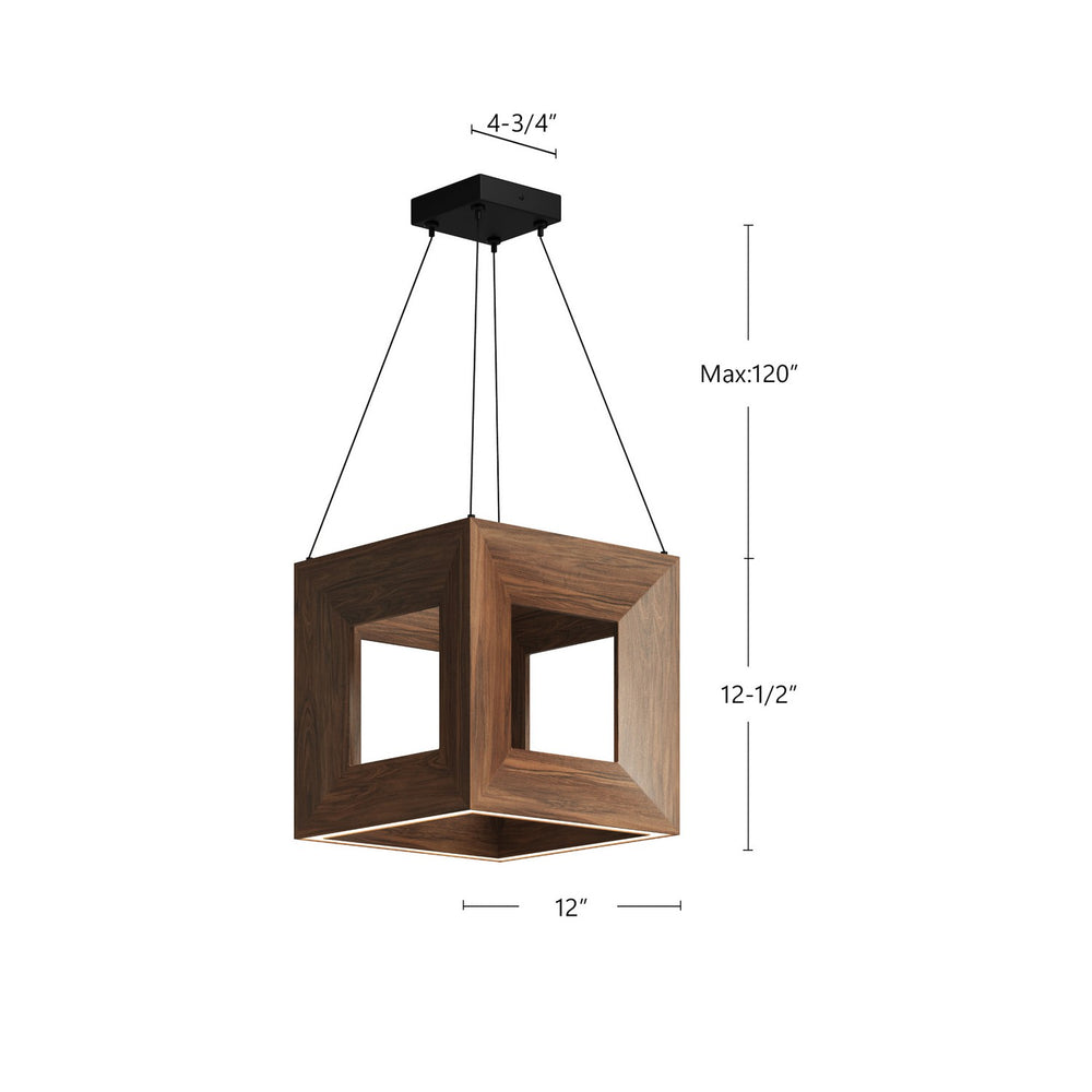 Kuzco Canada - PD32912-WT - LED Pendant - Morina - Walnut