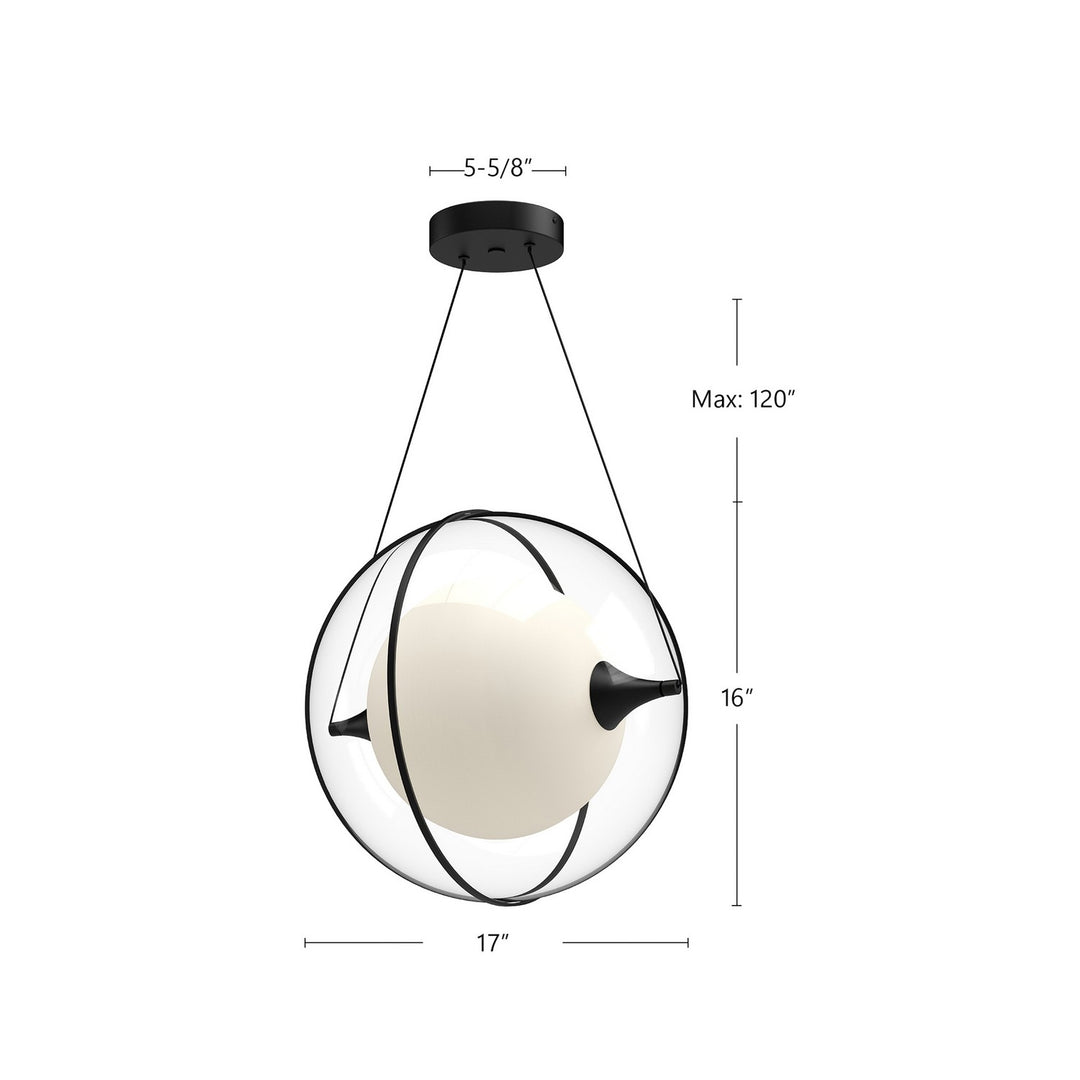 Kuzco Canada - PD76716-BK - LED Pendant - Aries - Black