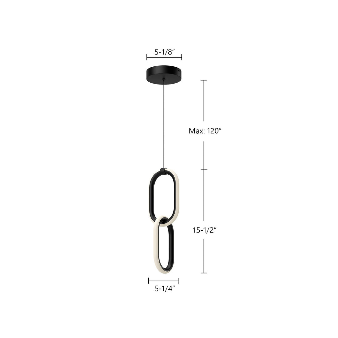 Kuzco Canada - PD92615-BK - LED Pendant - Airen - Black