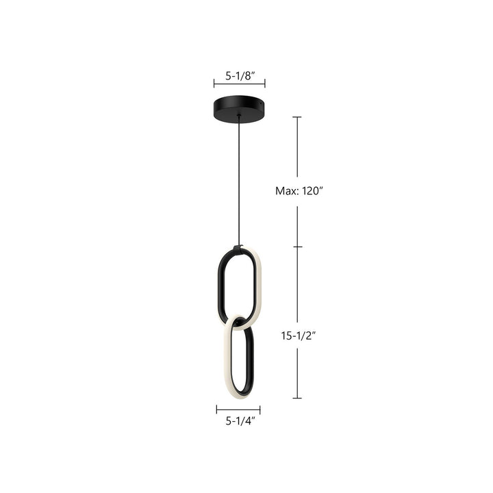 Kuzco Canada - PD92615-BK - LED Pendant - Airen - Black