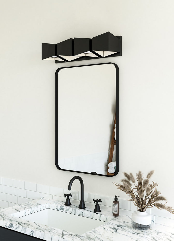 Kuzco Canada - VL31224-BK/WH - LED Vanity - Cubix - Black/White
