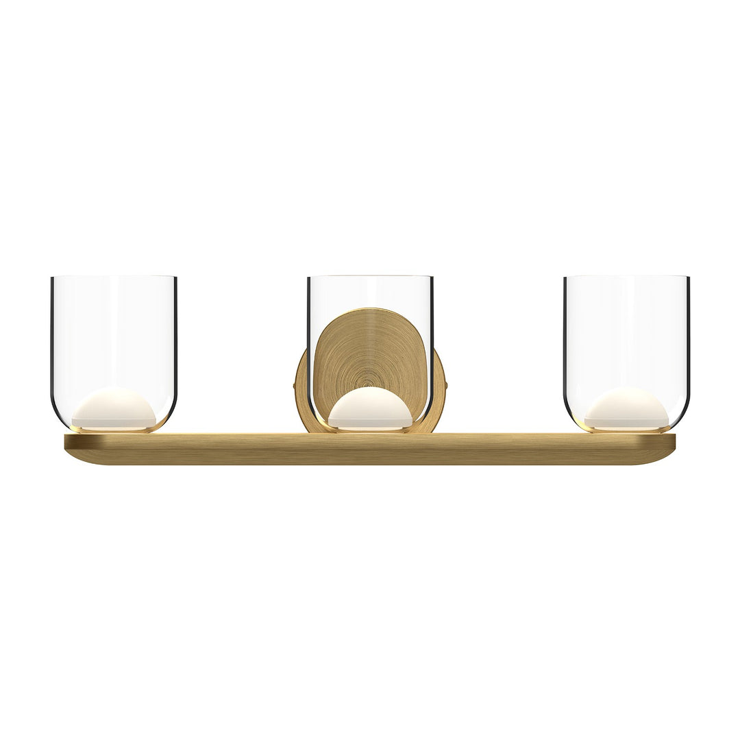 Kuzco Canada - VL52520-BG/CL - LED Vanity - Cedar - Brushed Gold/Clear