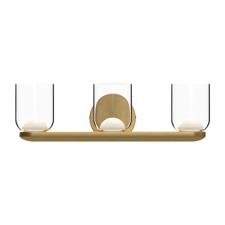Kuzco Canada - VL52520-BG/CL - LED Vanity - Cedar - Brushed Gold/Clear