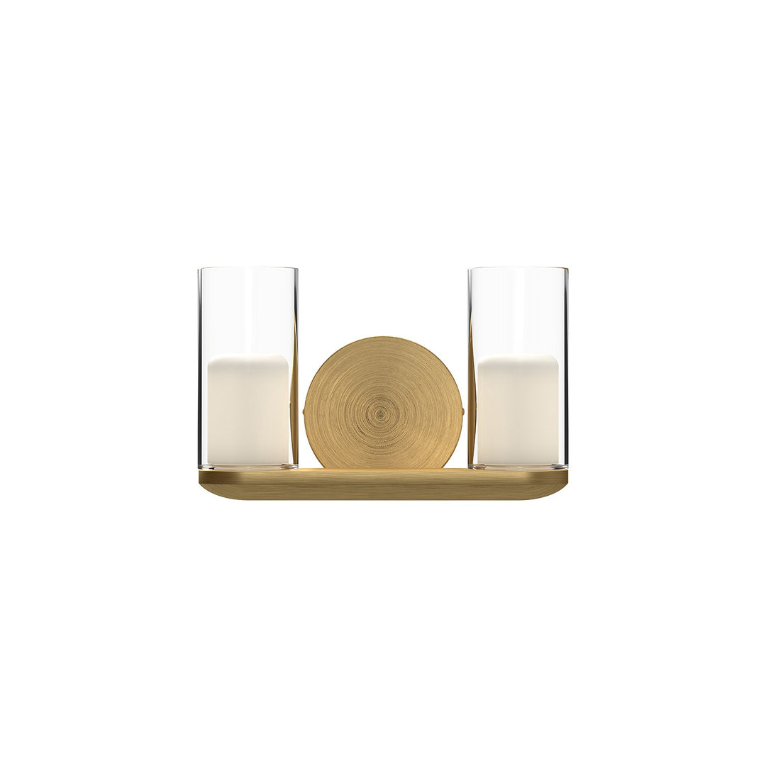 Birch LED Vanity in Brushed Gold/Clear - available from The Lighting Shoppe, trusted by Canadian homeowners