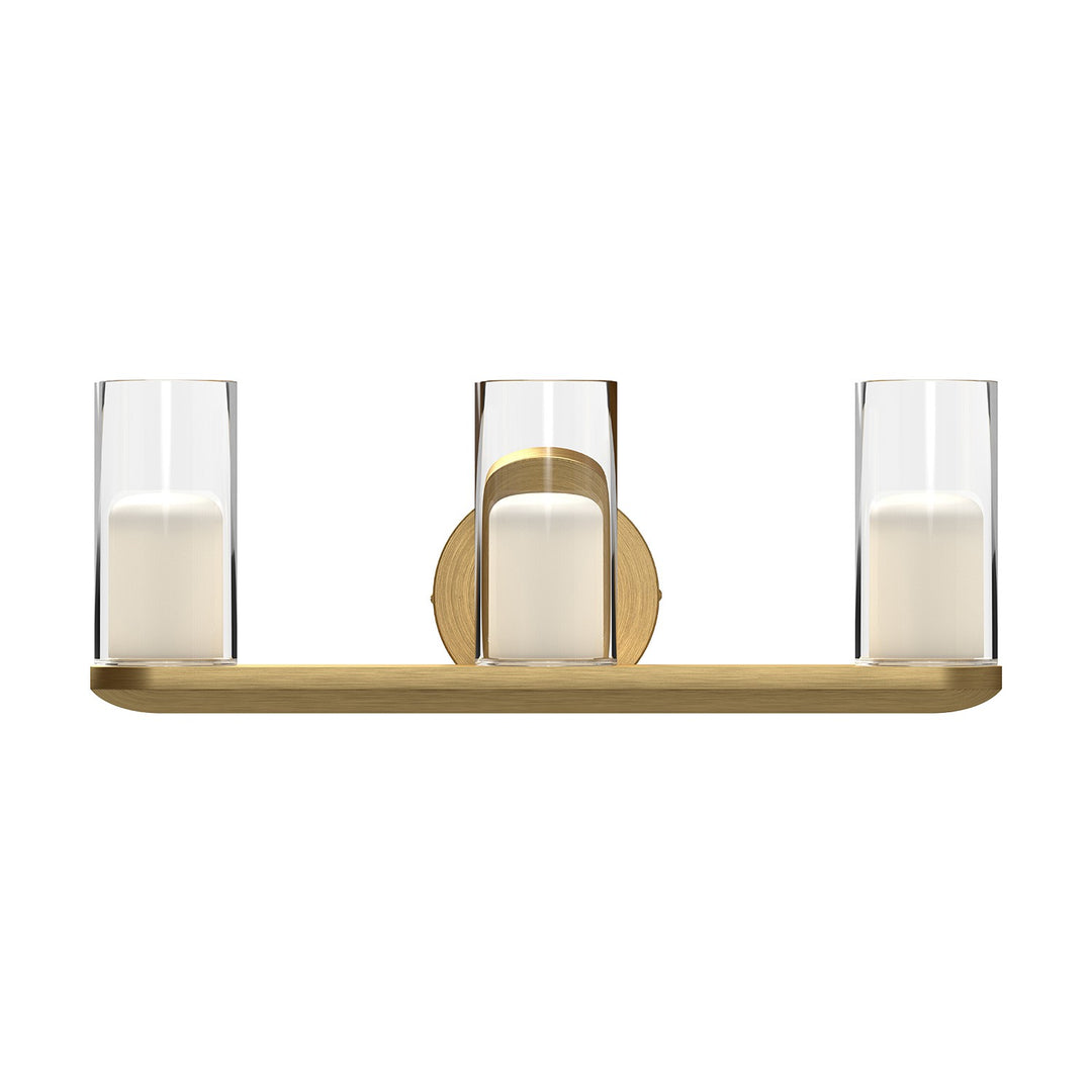 Kuzco Canada - VL53519-BG/CL - LED Vanity - Birch - Brushed Gold/Clear