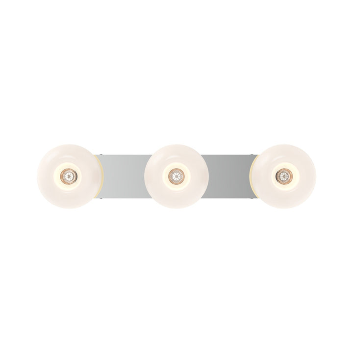 Kuzco Canada - VL57532-CH/OP - Three Light Vanity - Samar - Chrome/Opal Glass