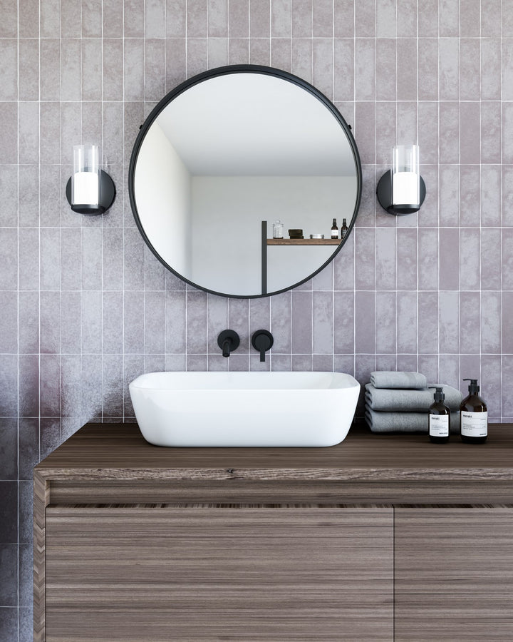 Kuzco Canada - WS52505-BK/CL - LED Wall Sconce - Cedar - Black/Clear