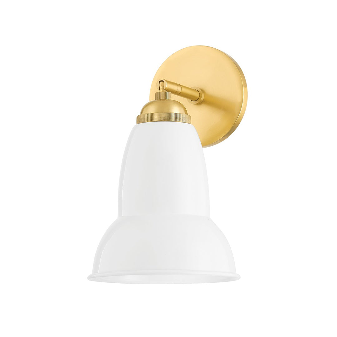 Mitzi Canada - H439101-AGB/GWH - One Light Wall Sconce - Jamila - Aged Brass