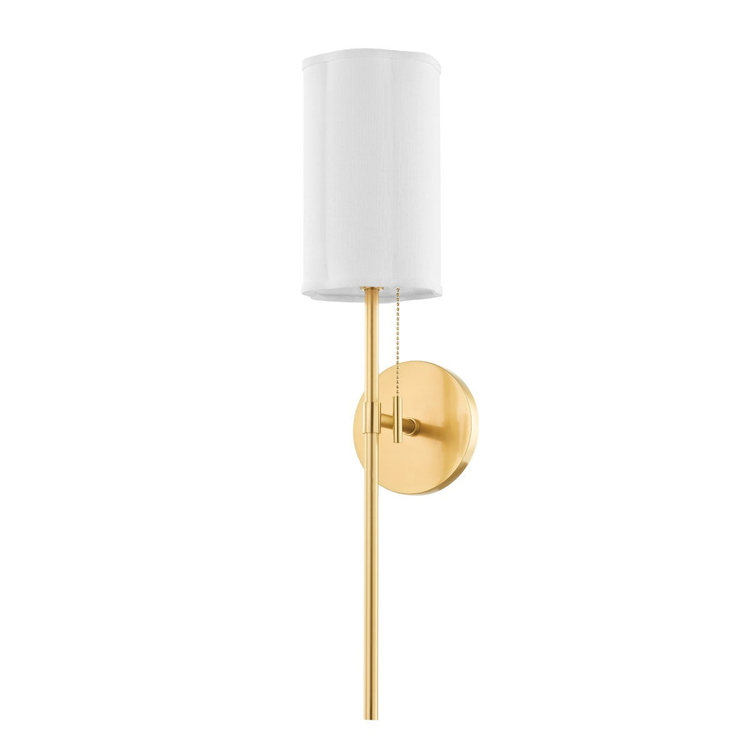Fawn One Light Wall Sconce in Aged Brass - available from The Lighting Shoppe, trusted by Canadian homeowners