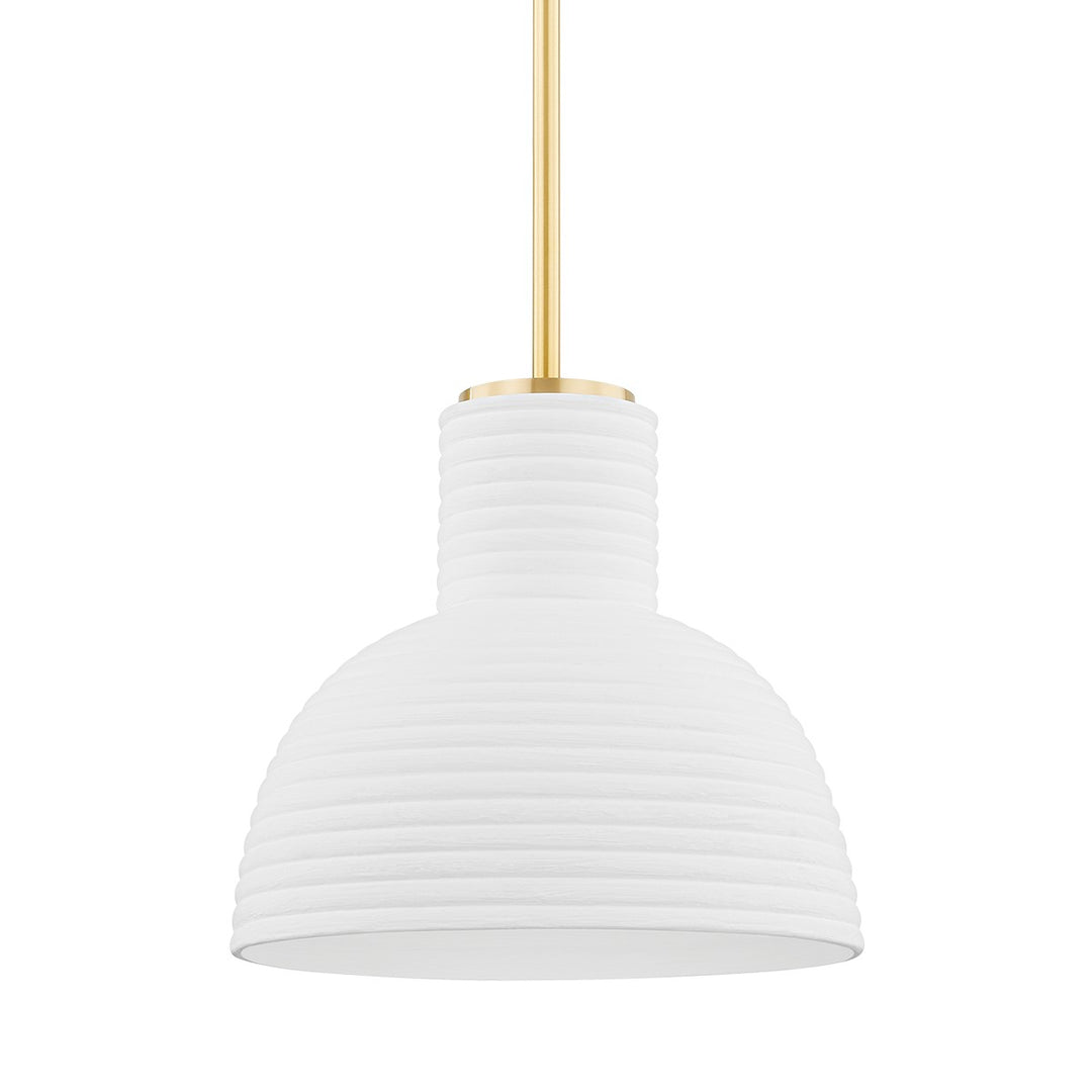 Paloma One Light Pendant in Aged Brass - available from The Lighting Shoppe, trusted by Canadian homeowners