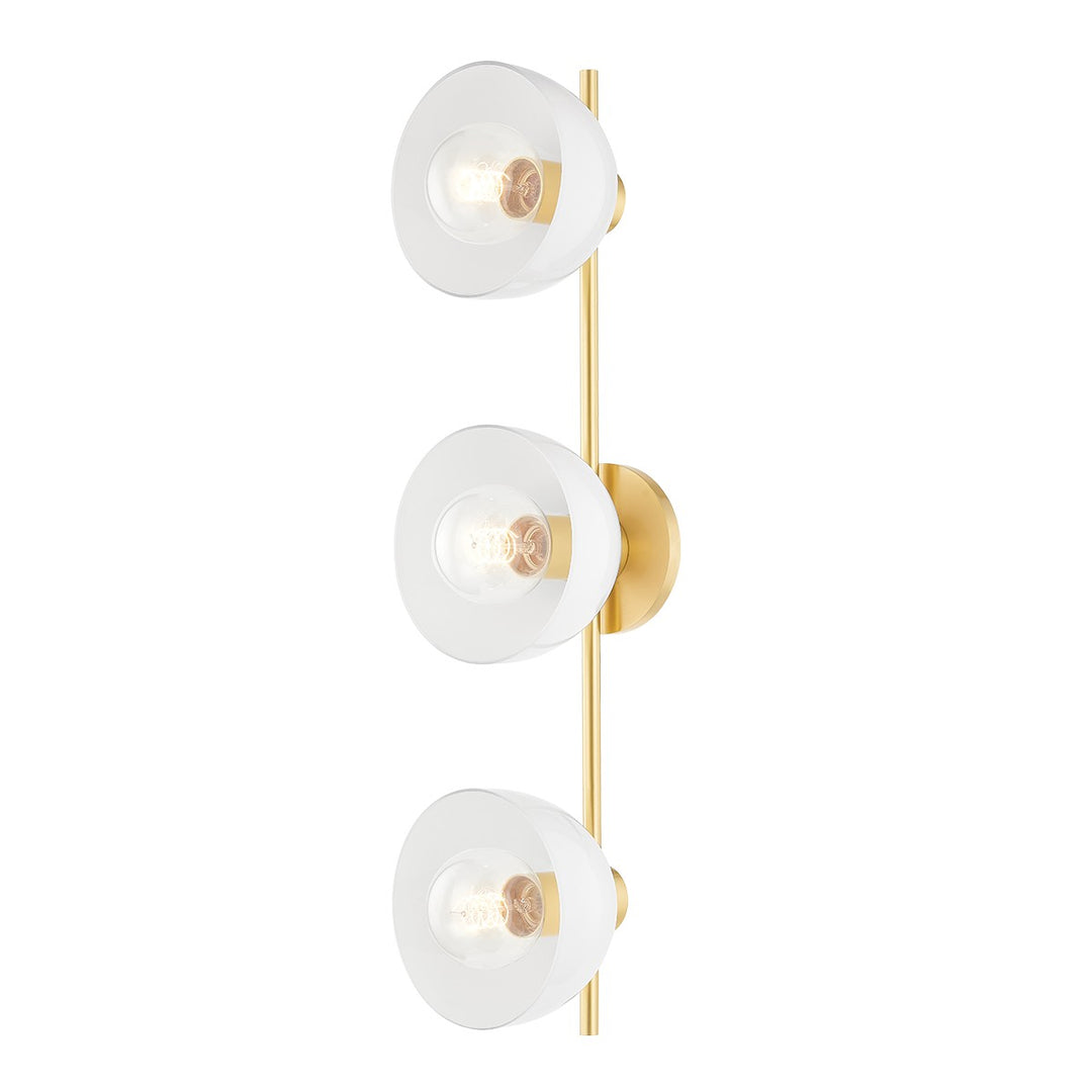 Mitzi Canada - H724303-AGB - Three Light Bath and Vanity - Belle - Aged ...