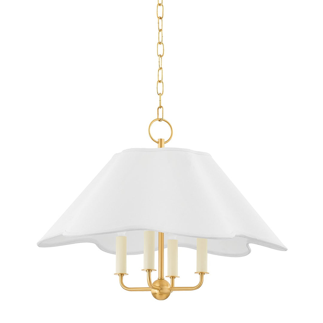 Rosanna Four Light Pendant in Aged Brass - available from The Lighting Shoppe, trusted by Canadian homeowners
