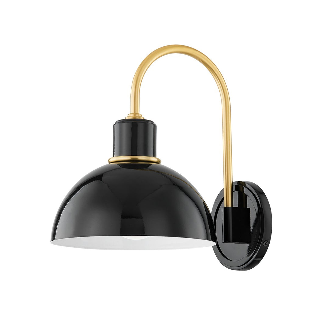 Mitzi Canada - H769101-AGB/GBK - One Light Wall Sconce - Camille - Aged Brass