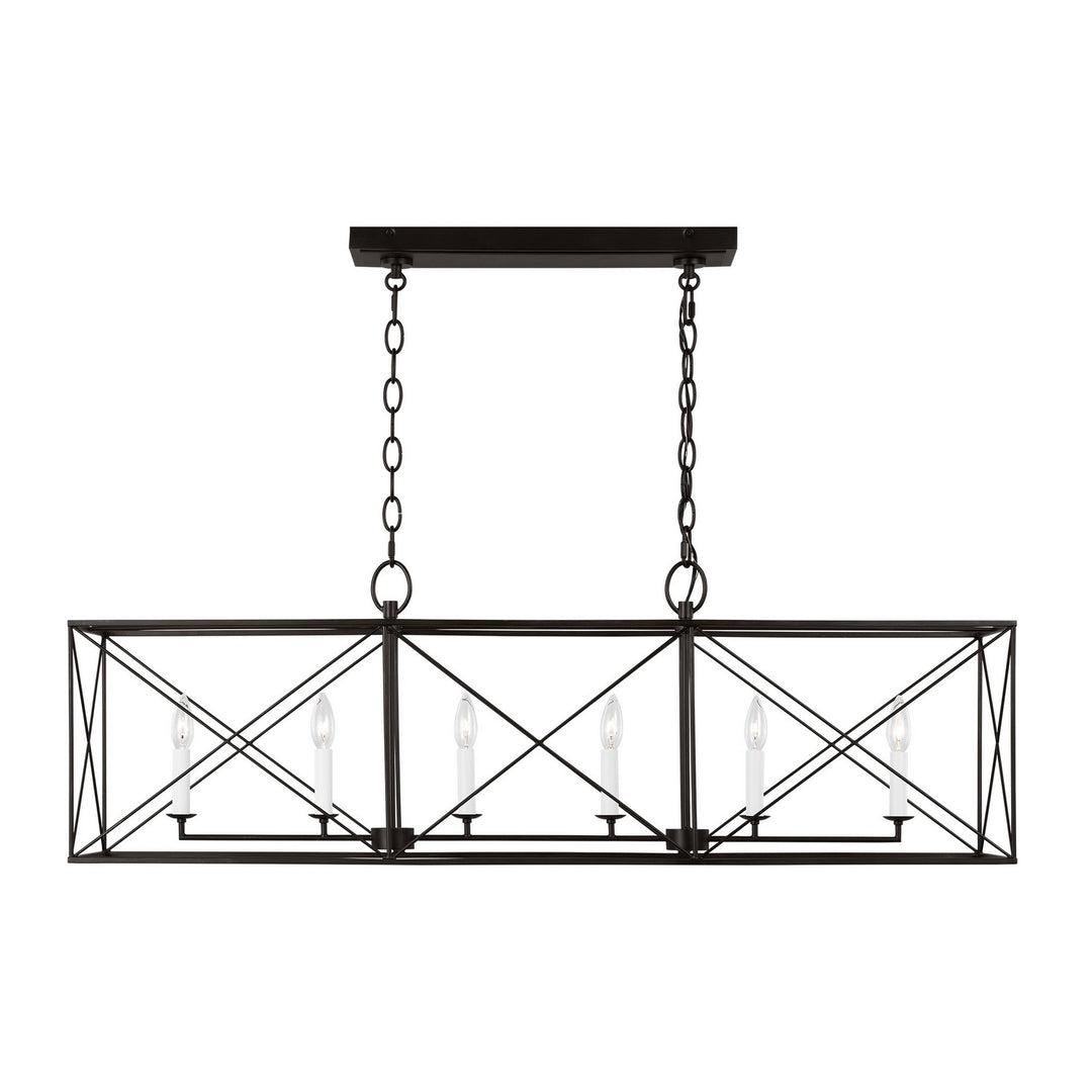 Visual Comfort Studio Canada - CC1646AI - Six Light Chandelier - Beatrix - Aged Iron