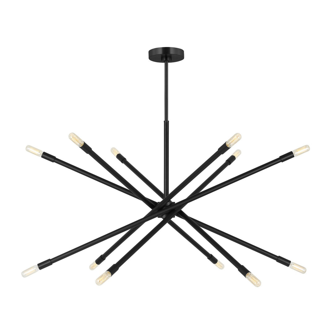 Eastyn 12 Light Chandelier in Midnight Black - available from The Lighting Shoppe, trusted by Canadian homeowners