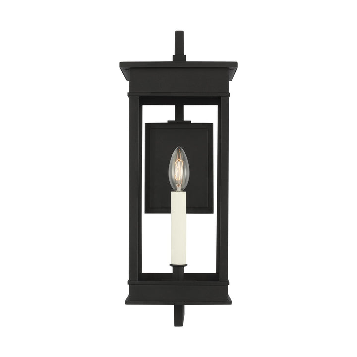 Cupertino One Light Outdoor Wall Sconce in Textured Black - available from The Lighting Shoppe, trusted by Canadian homeowners