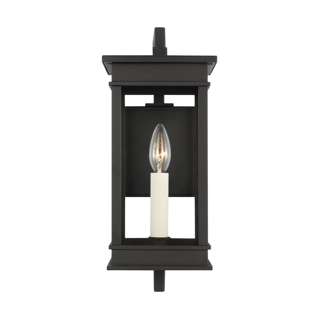 Cupertino One Light Outdoor Wall Sconce in Textured Black - available from The Lighting Shoppe, trusted by Canadian homeowners