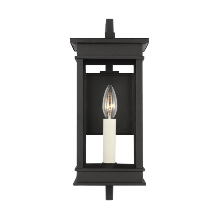 Cupertino One Light Outdoor Wall Sconce in Textured Black - available from The Lighting Shoppe, trusted by Canadian homeowners
