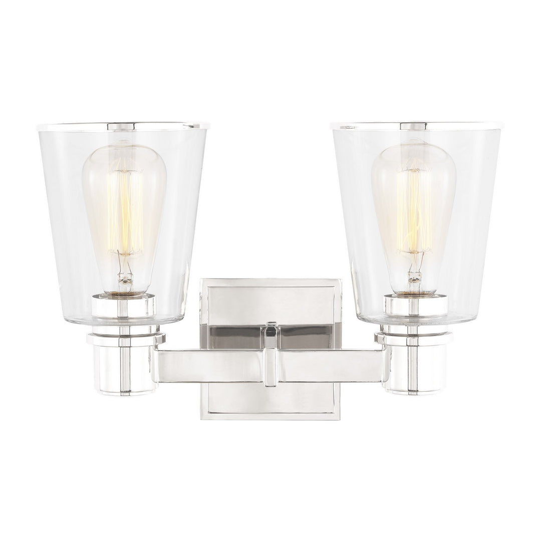 Visual Comfort Studio Canada - CV1032PN - Two Light Bath Vanity - Alessa - Polished Nickel