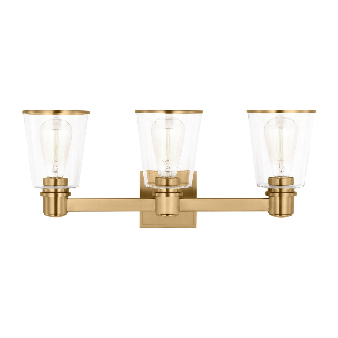 Visual Comfort Studio Canada - CV1033BBS - Three Light Bath Vanity - Alessa - Burnished Brass
