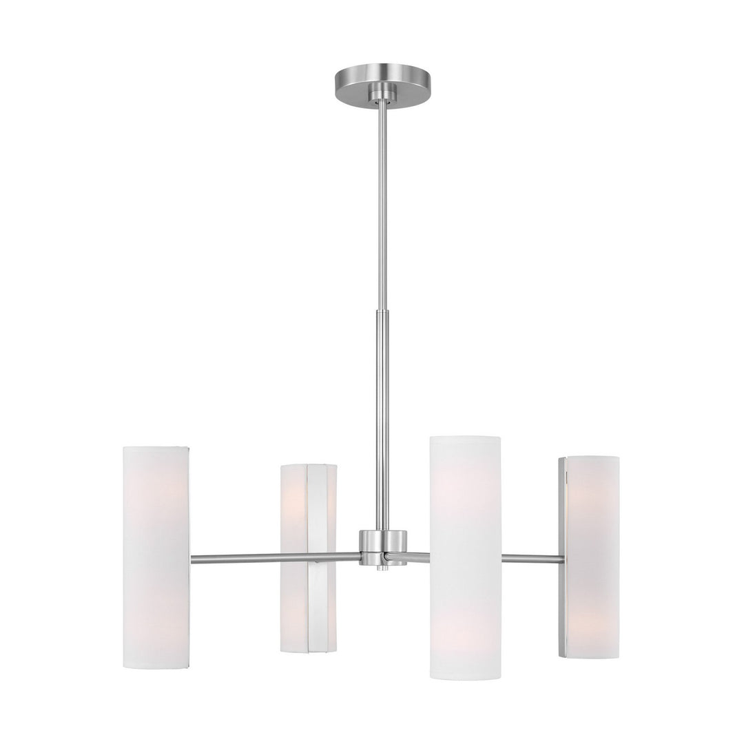 Visual Comfort Studio Canada - DJC1058BS - Eight Light Chandelier - Capalino - Brushed Steel