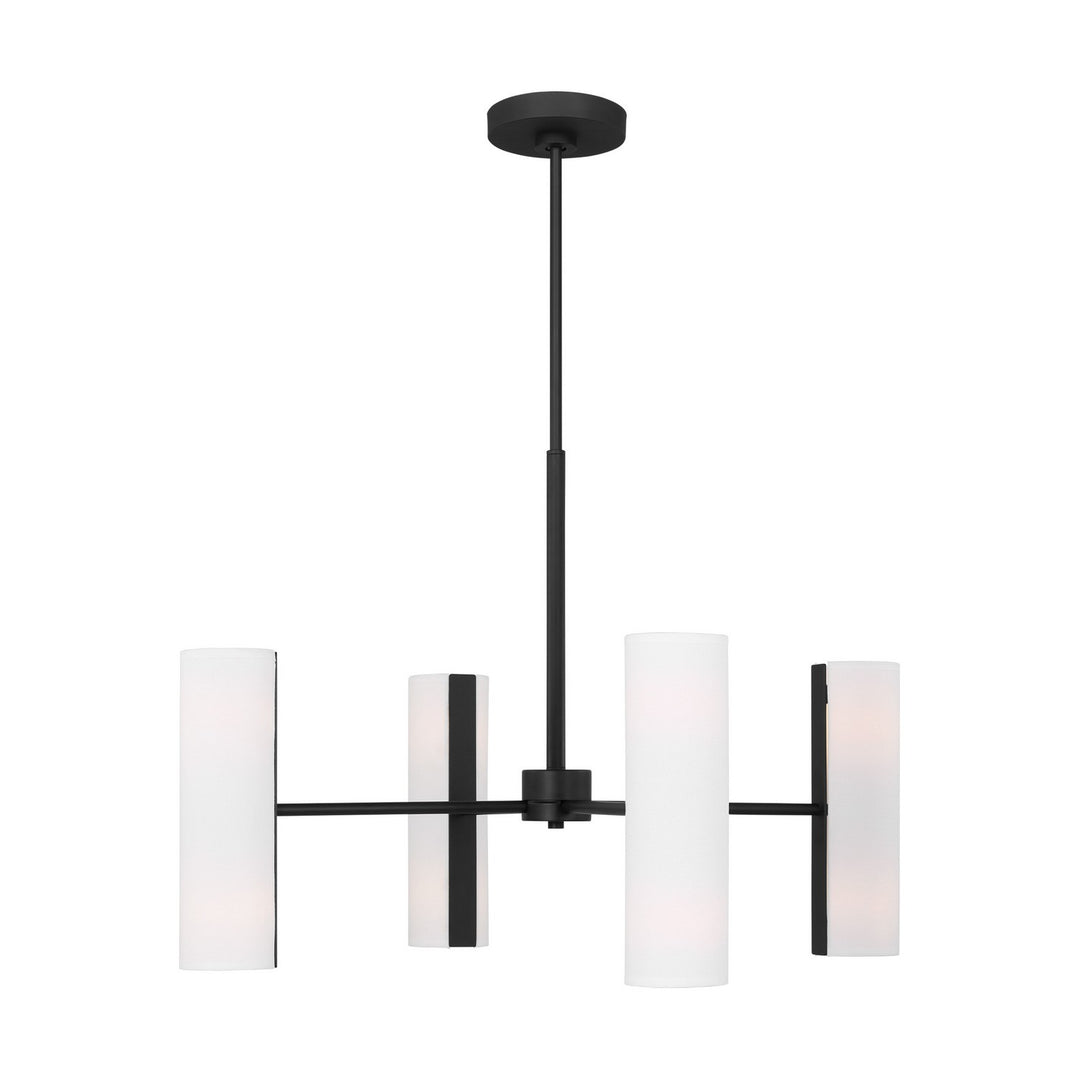 Capalino Eight Light Chandelier in Midnight Black - available from The Lighting Shoppe, trusted by Canadian homeowners