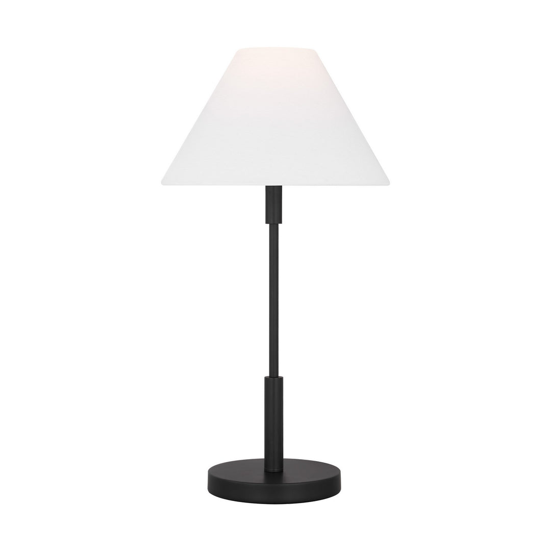 Porteau One Light Table Lamp in Midnight Black - available from The Lighting Shoppe, trusted by Canadian homeowners