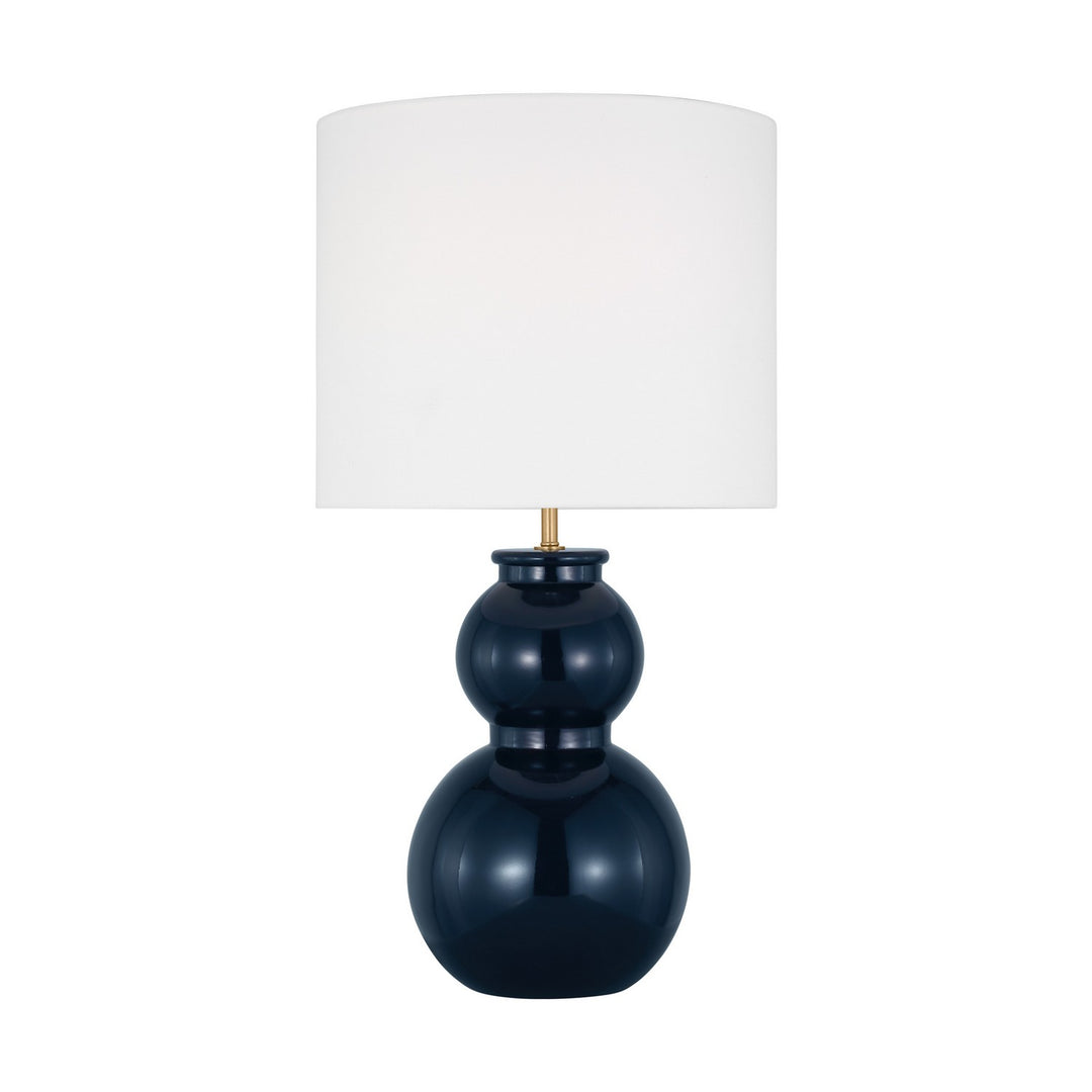 Buckley One Light Table Lamp in Gloss Navy - available from The Lighting Shoppe, trusted by Canadian homeowners