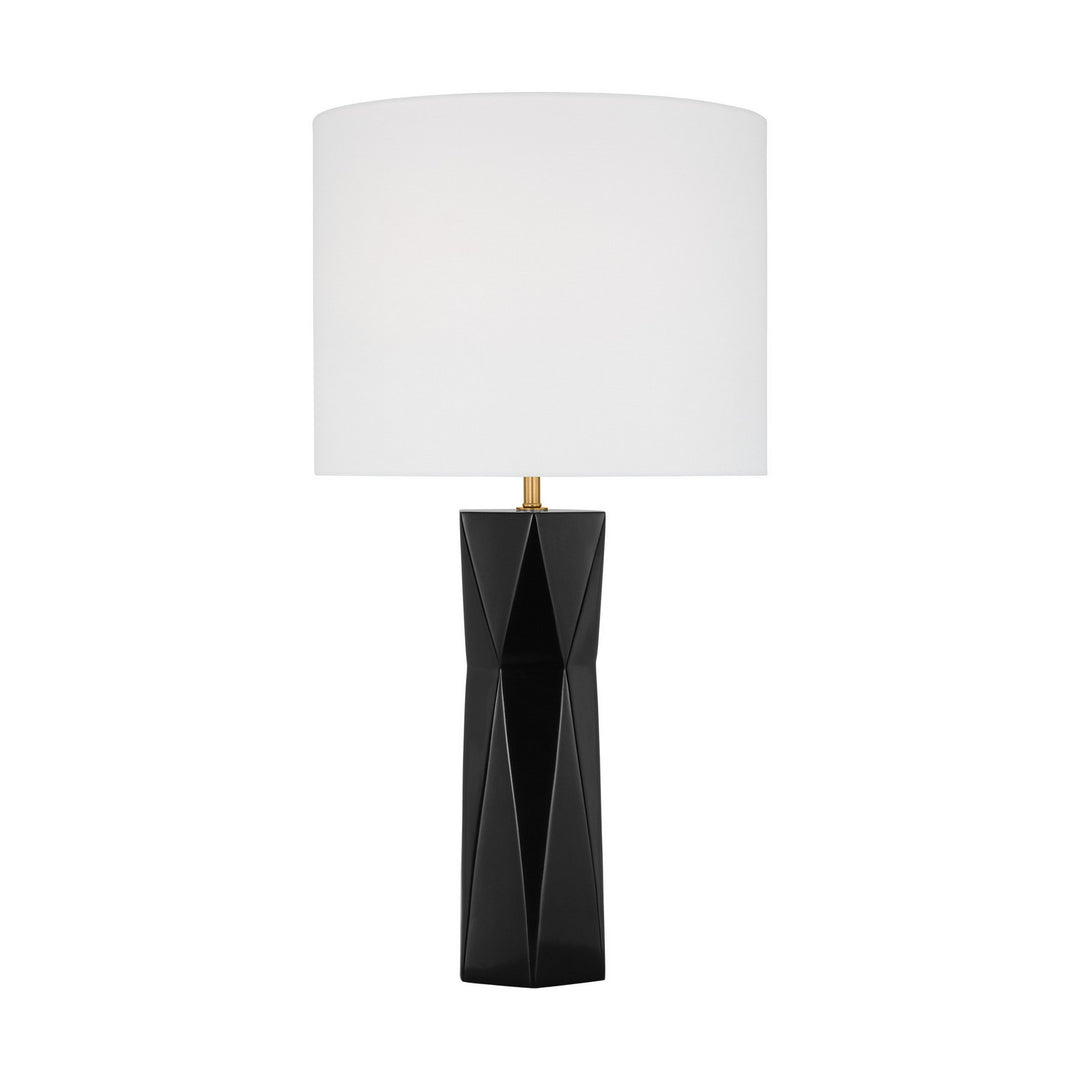 Fernwood One Light Table Lamp in Gloss Black - available from The Lighting Shoppe, trusted by Canadian homeowners