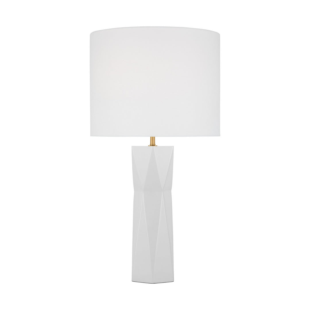 Fernwood One Light Table Lamp in Gloss White - available from The Lighting Shoppe, trusted by Canadian homeowners