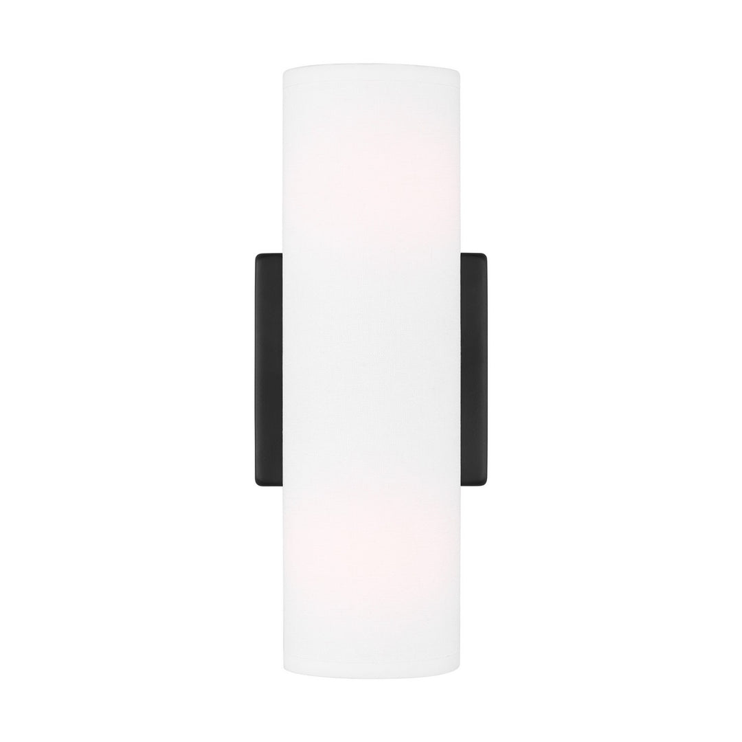 Capalino Two Light Wall Sconce in Midnight Black - available from The Lighting Shoppe, trusted by Canadian homeowners