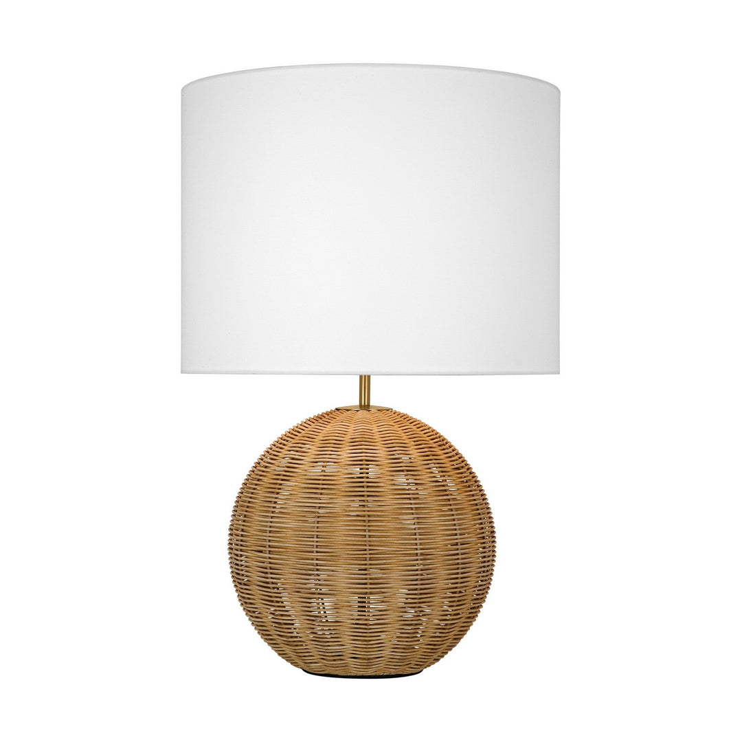 Mari One Light Table Lamp in Burnished Brass - available from The Lighting Shoppe, trusted by Canadian homeowners