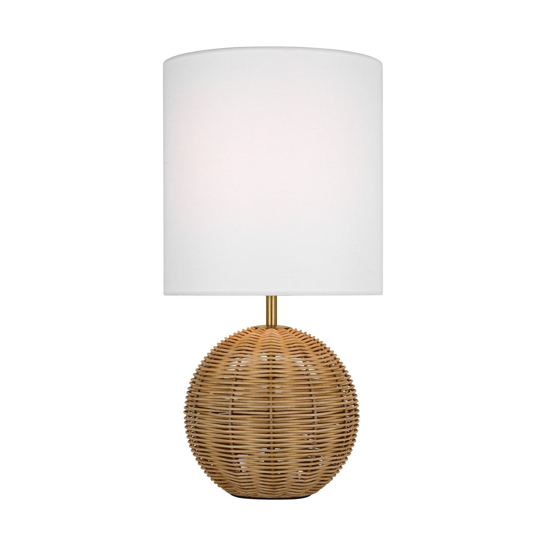Mari One Light Table Lamp in Burnished Brass - available from The Lighting Shoppe, trusted by Canadian homeowners