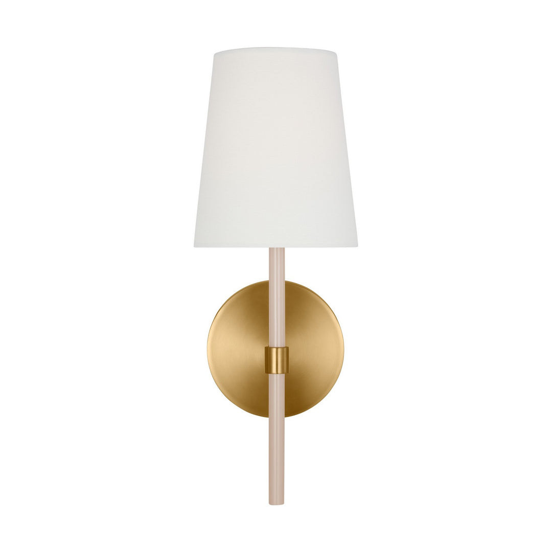 Monroe One Light Wall Sconce in Burnished Brass - available from The Lighting Shoppe, trusted by Canadian homeowners