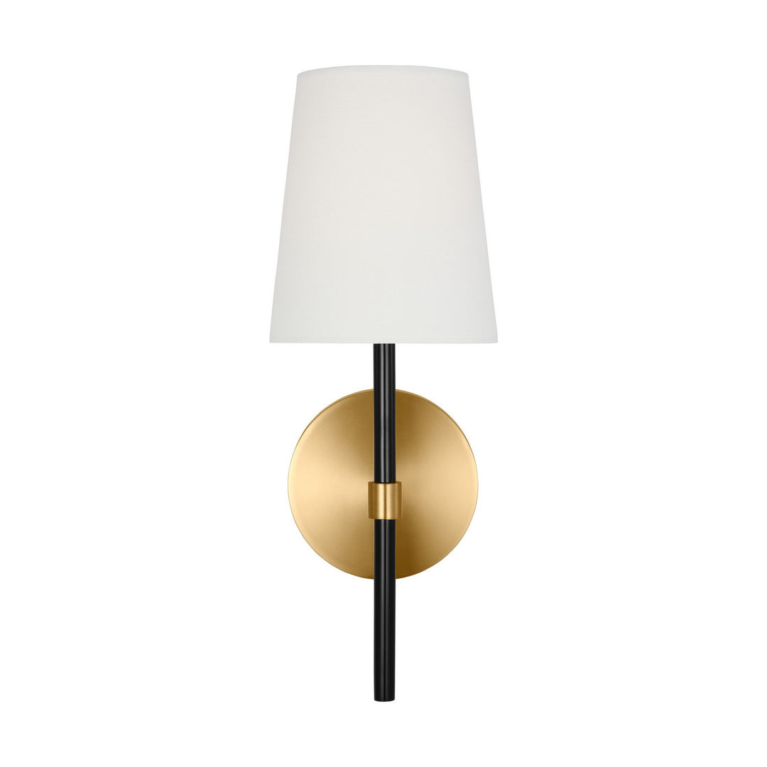 Monroe One Light Wall Sconce in Burnished Brass - available from The Lighting Shoppe, trusted by Canadian homeowners