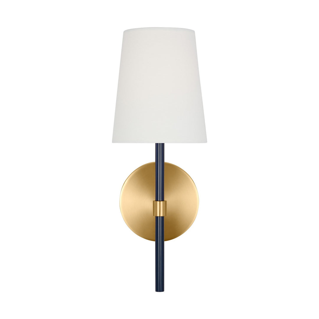 Monroe One Light Wall Sconce in Burnished Brass - available from The Lighting Shoppe, trusted by Canadian homeowners