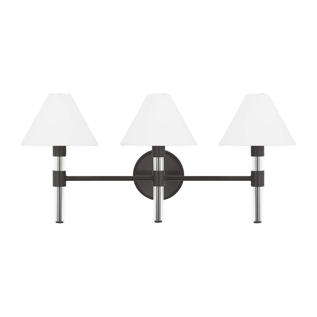 Visual Comfort Studio Canada - LV1043AI - Three Light Bath Vanity - Robert - Aged Iron