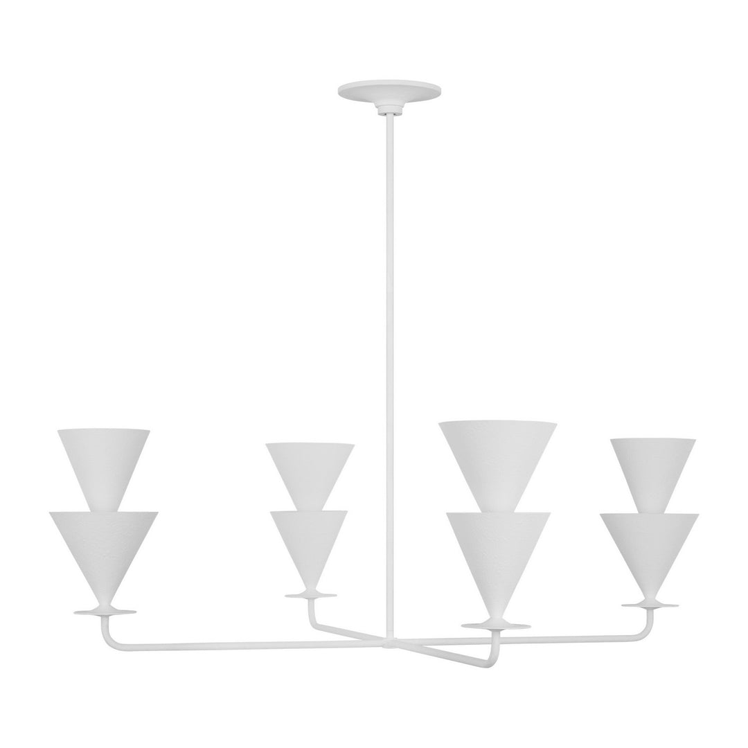 Visual Comfort Studio Canada - LXC1114CPST - Four Light Chandelier - Cornet - Cast Plaster