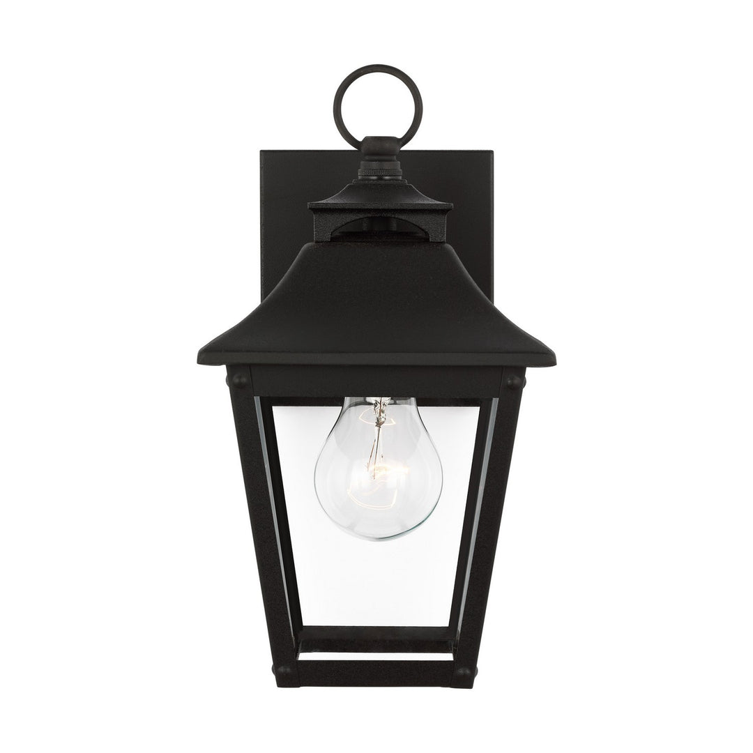 Galena One Light Outdoor Wall Sconce in Textured Black - available from The Lighting Shoppe, trusted by Canadian homeowners
