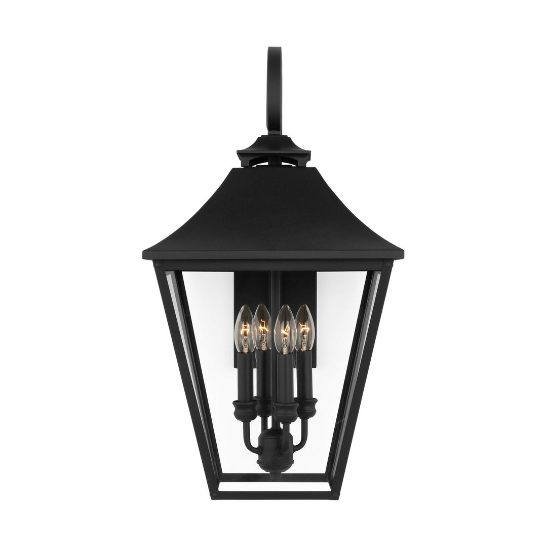 Galena Four Light Outdoor Wall Sconce in Textured Black - available from The Lighting Shoppe, trusted by Canadian homeowners