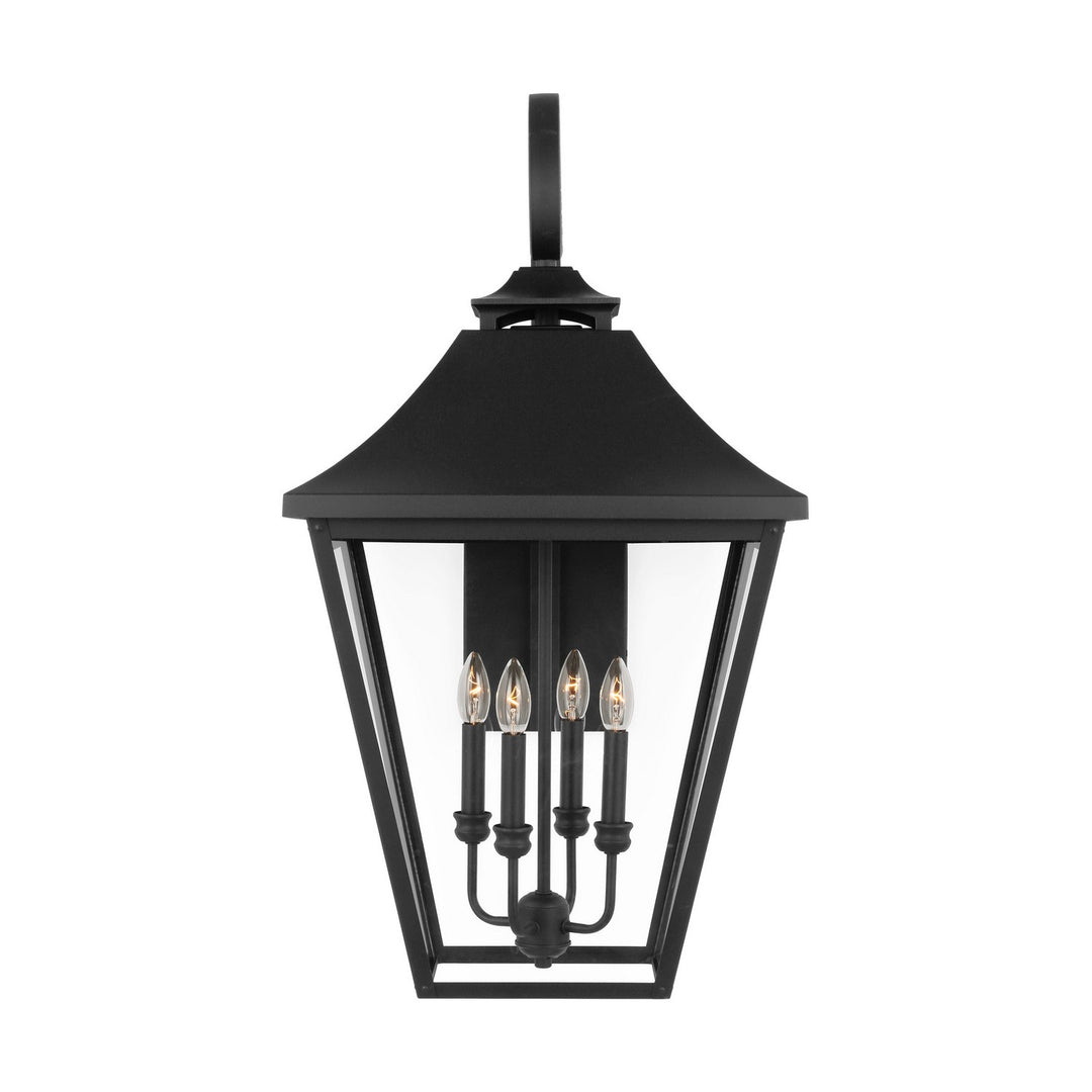 Galena Four Light Outdoor Wall Sconce in Textured Black - available from The Lighting Shoppe, trusted by Canadian homeowners