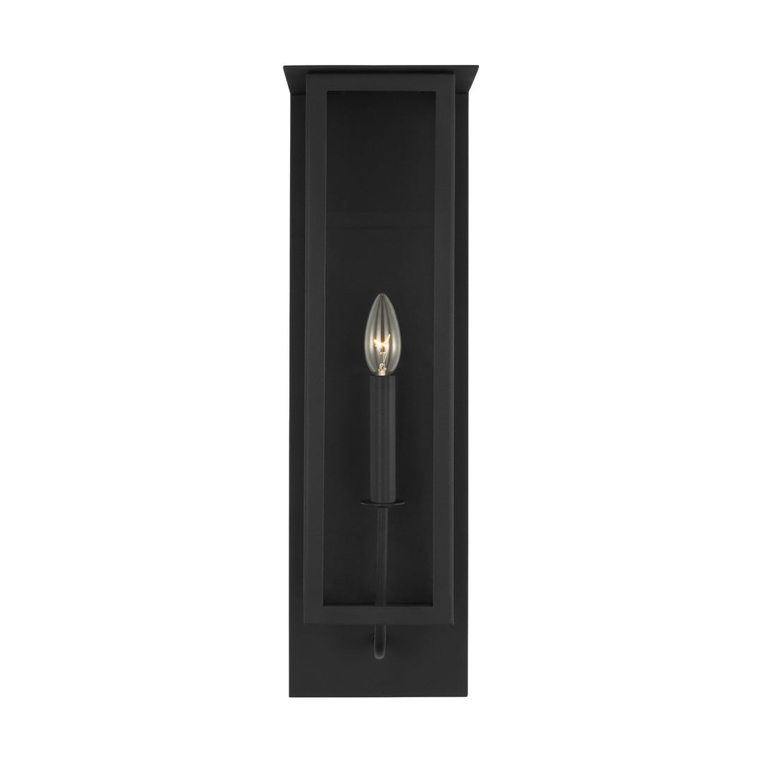 Dresden One Light Outdoor Wall Sconce in Textured Black - available from The Lighting Shoppe, trusted by Canadian homeowners